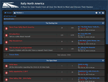 Tablet Screenshot of forum.rallynorthamerica.com